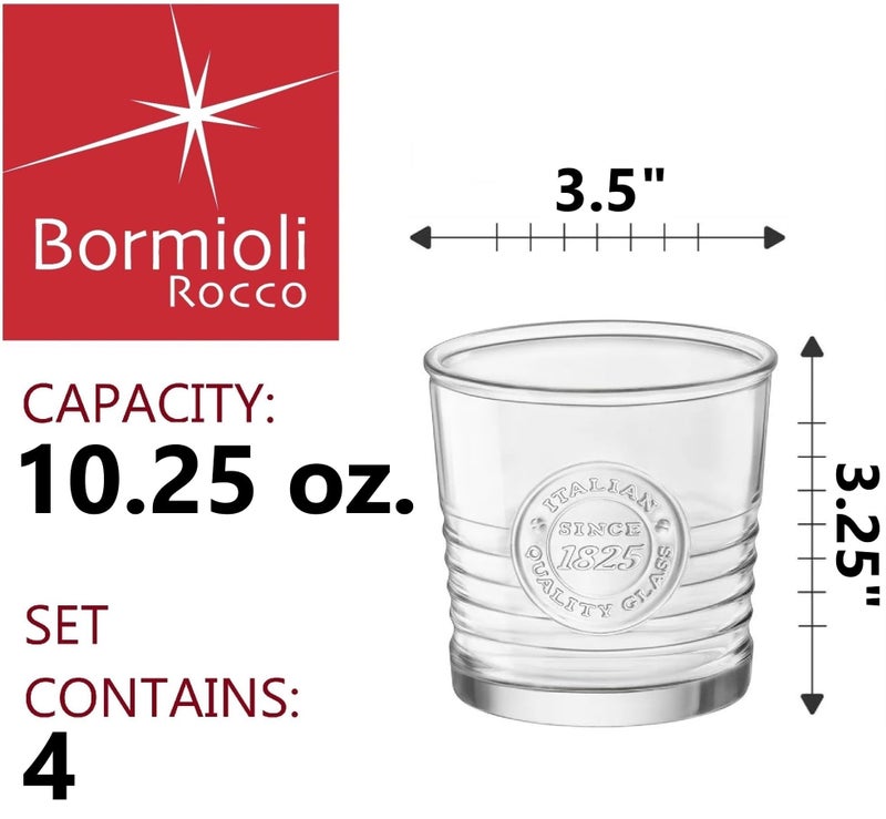Bormioli Rocco Officina 1825 Rocks Set of Four, Clear - Image 2